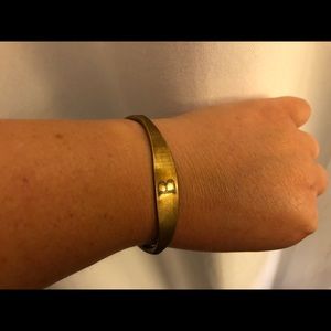 Anthropologie monogrammed B bracelet